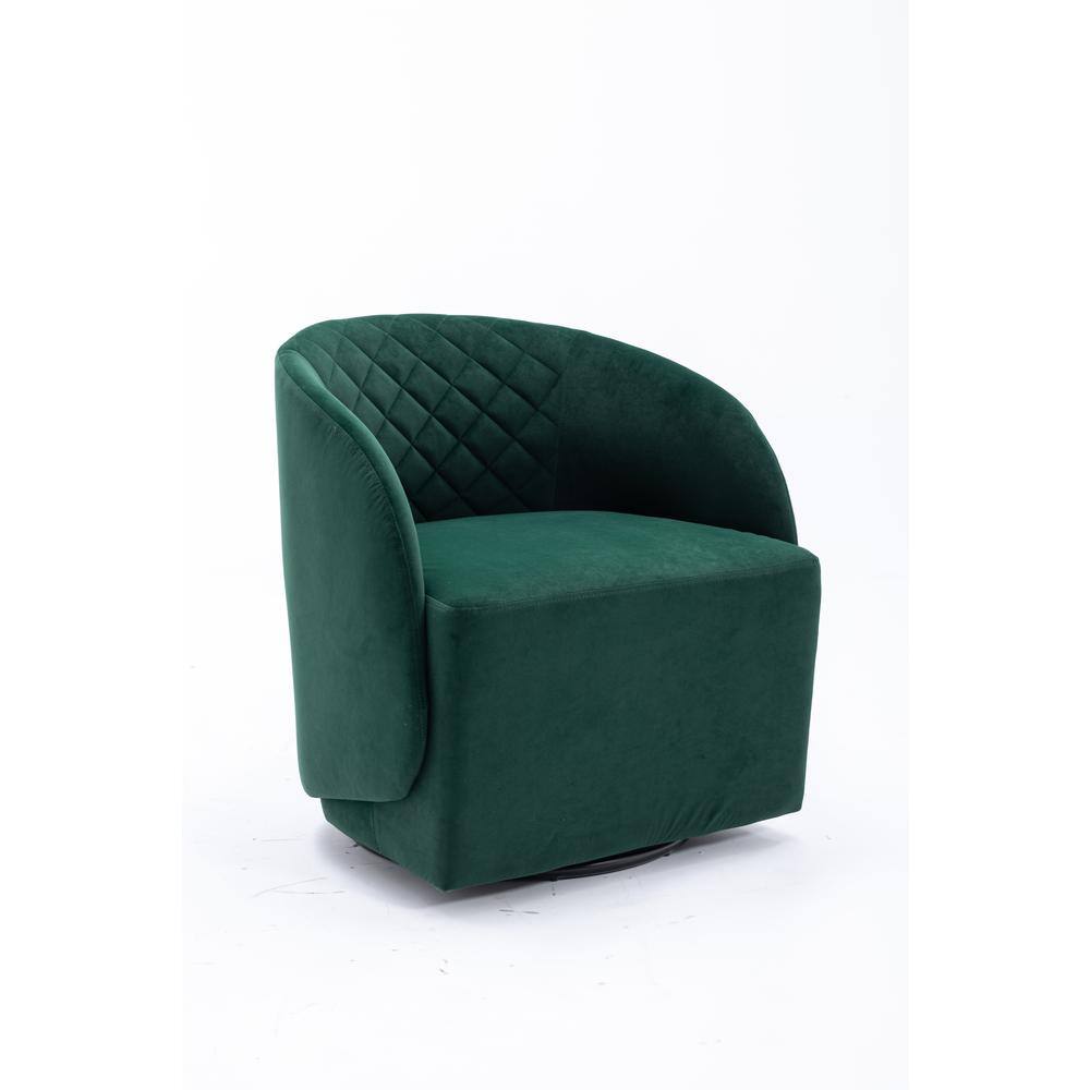25.2 in. W x 25.2 in. D x 28 in. H Green Linen Cabinet with Velvet Fabric S