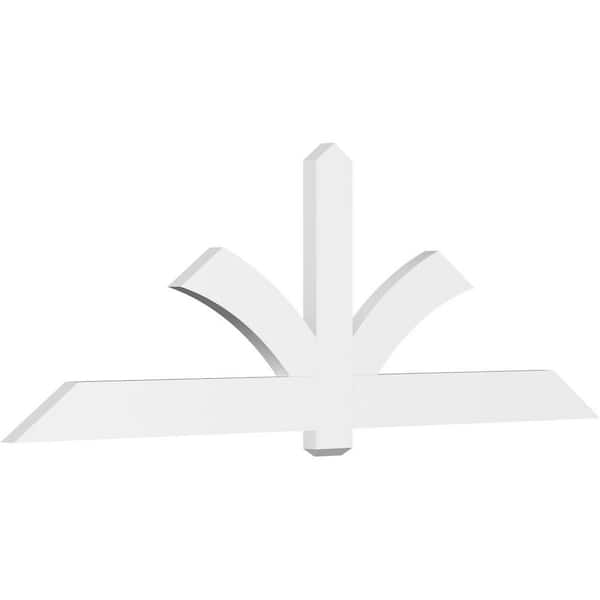 Ekena Millwork Redmond 96 in. W x 32 in. H x 2 in. D Signature Polyurethane Bracket