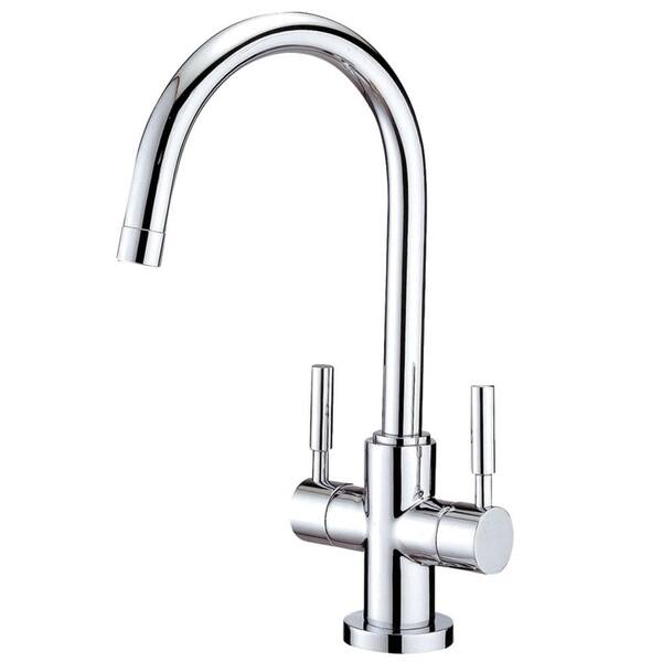 Kingston Brass Concord Single Hole 2-Handle Bathroom Faucet in Chrome
