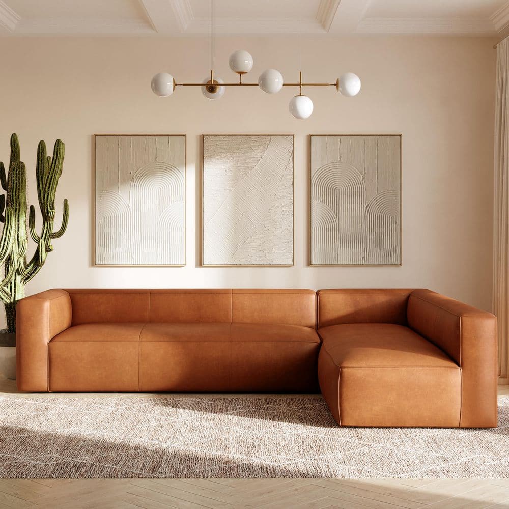 Poly And Bark Leather Sofa