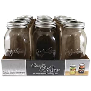 32 oz. Regular Mouth Glass Canning Jar (2 packs of 12)