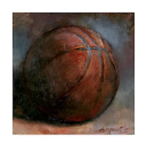 Basketball by Hall Groat Ii Hidden Frame 14 in. x 14 in.