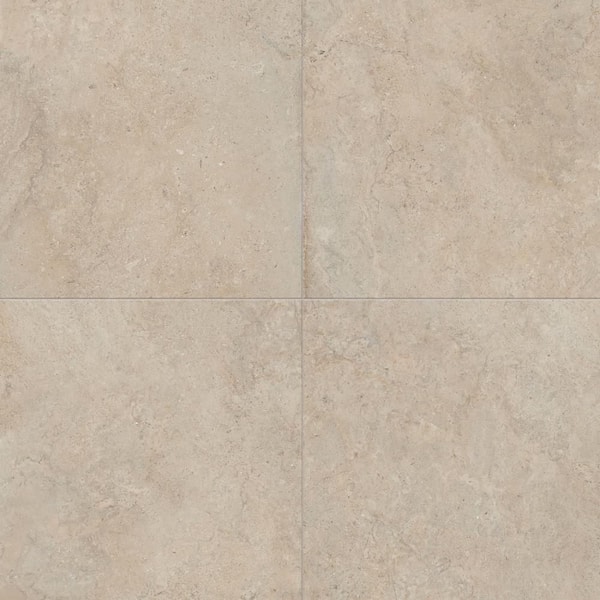 Lithoteke Honed Limestone 47 in. x 47 in. Porcelain Floor and Wall Tile (31.0 sq. ft./Case)