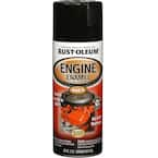 Rust-Oleum 248932 12 oz. Gloss Black Engine Enamel Spray Paint