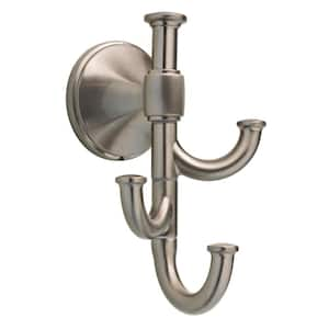 MOEN Banbury Double Robe Hook in Spot Resist Brushed Nickel Y2603BN - The  Home Depot