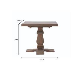 Aldridge antique walnut extendable dining table discount