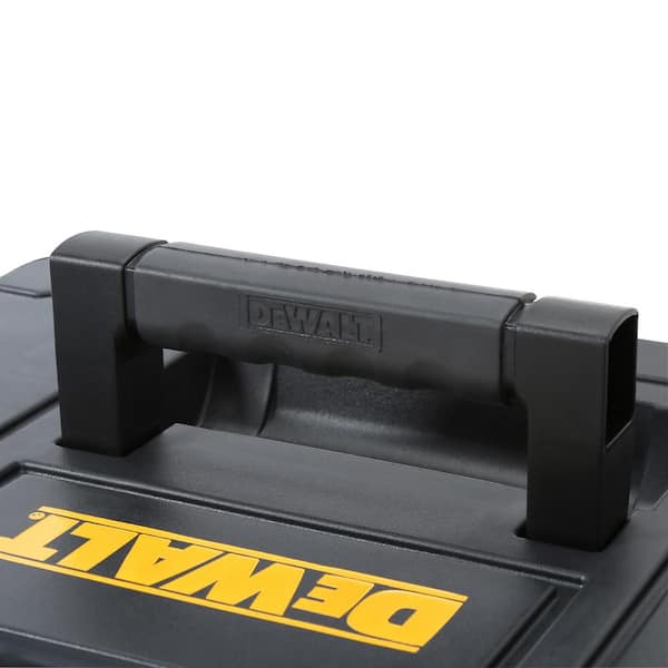 DeWalt TSTAK 17 Plastic Long Handle Tool Box 13 W x 7 H Black 
