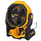 20-Volt MAX Cordless and Corded 11 in. Jobsite Fan (Tool-Only)