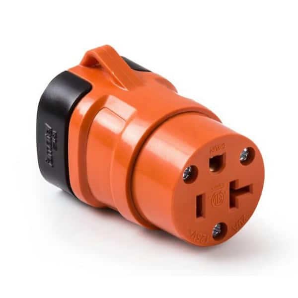 20 Amp 125-Volt Bi-Polar NEMA Connector Heavy-Duty Rigid