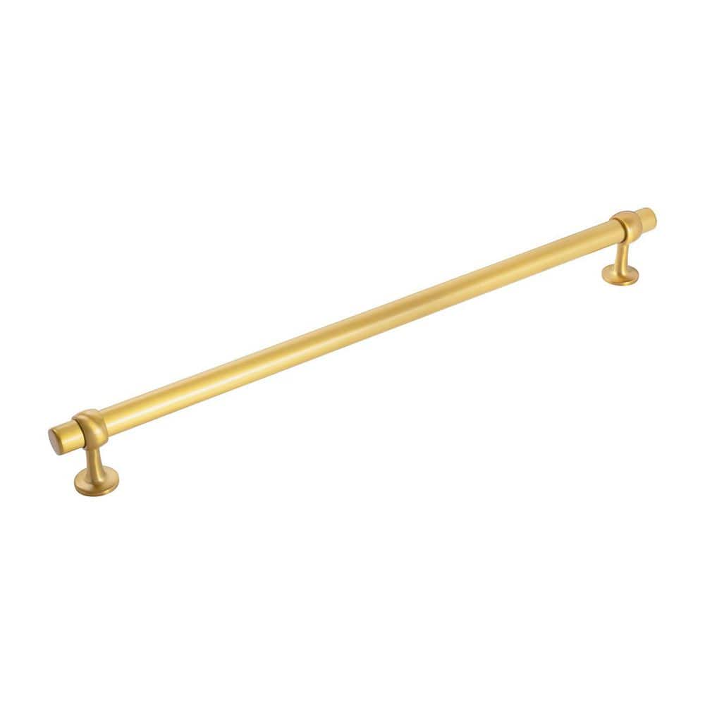 Ostia Collection Appliance Pull 18 Inch Center to Center Brushed Golden Brass Finish price history on PriceWatchPro