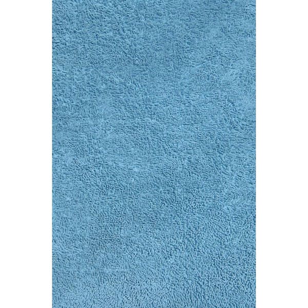 Fun Rugs Fun Shag Light Blue 4 ft. x 7 ft. Area Rug