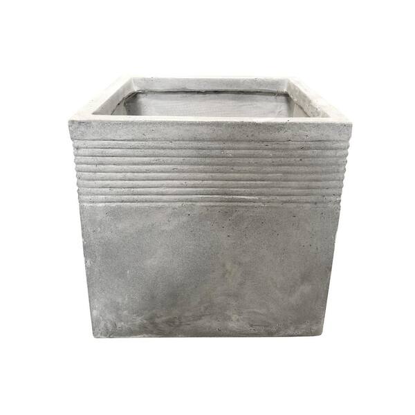 Reviews for KANTE 17.7 in. W Square Natural Concrete/Fiberglass Indoor