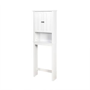 7.72 in. W x 23.62 in. D x 67.32 in. H White Linen Cabinet