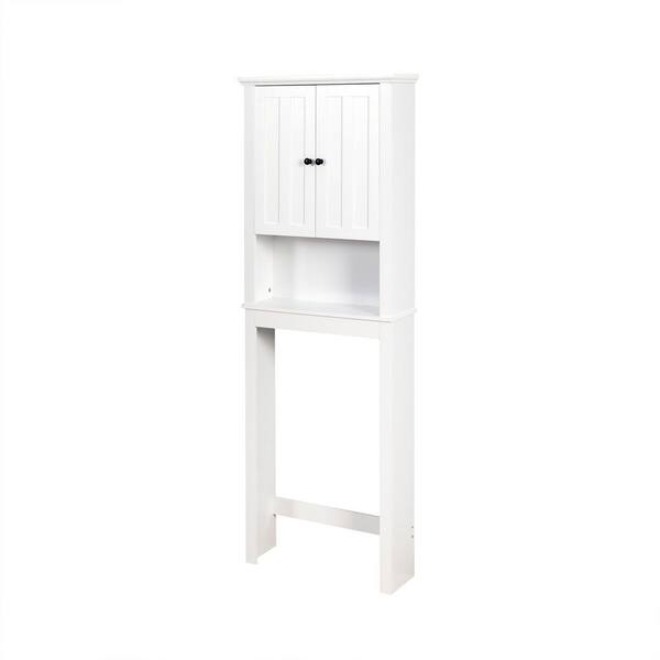 taholi 7.72 in. W x 23.62 in. D x 67.32 in. H White Linen Cabinet