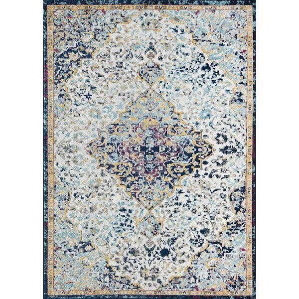 Rugs America Hailey Southern Belle 2'6"x8' Vintage Area Rug