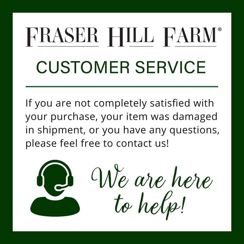 Fraser Hill Farm Indoor/Outdoor 4 ft. Candy-Look Nutcracker Greeter Oversized Christmas Décor