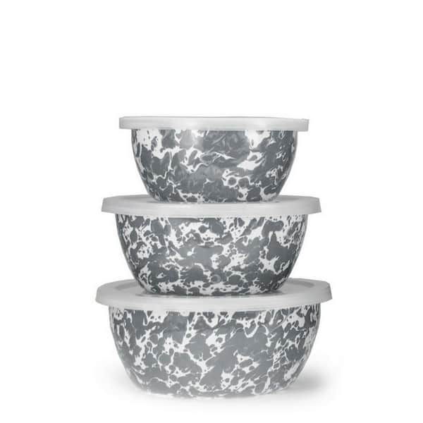 Mixing Bowls, 3-Piece Set - Enamelware