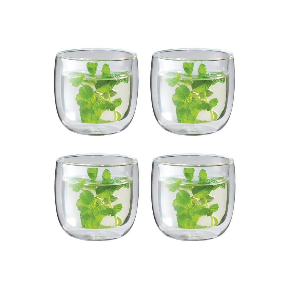 ZWILLING Sorrento 4-pc Double-Wall Glass Tea Cup Set 1027927 - The