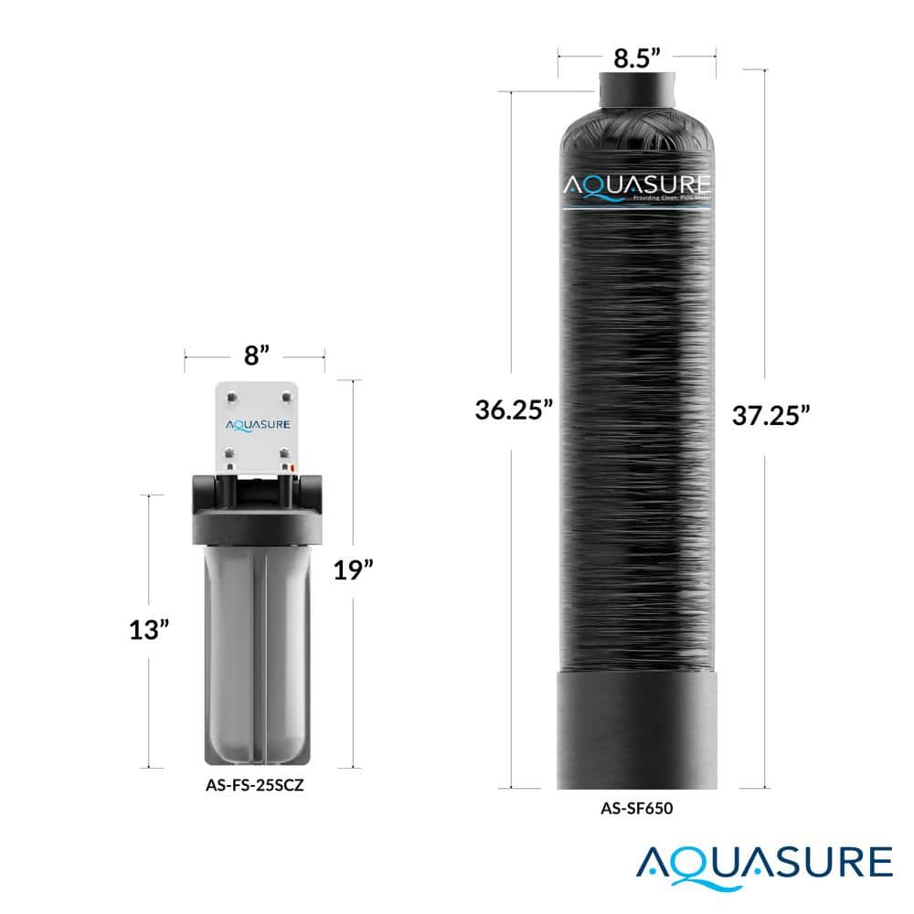 Serene Lite Black Whole House Water Filtration System