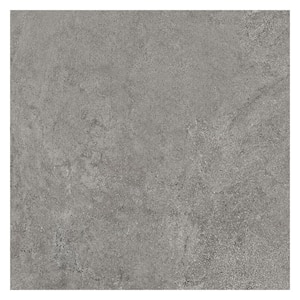 Italian Metalia Porcelain 24 in. x 24 in. x 9mm Flooring and Wall Tile - Dark Gray (4 PCS, 16 sq. ft.)