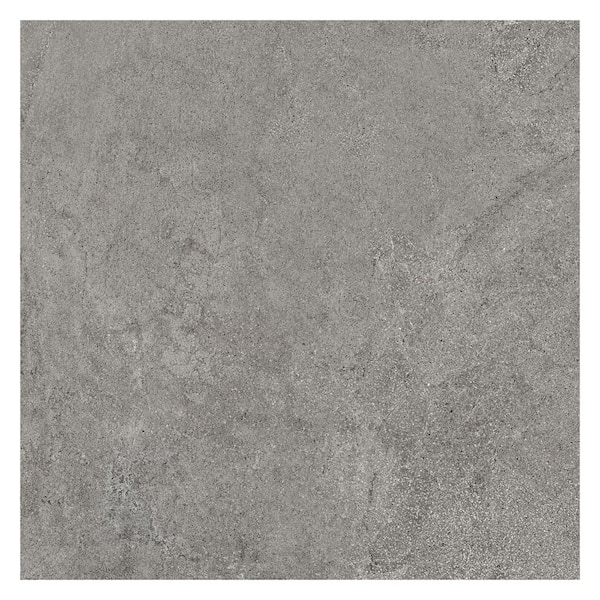 Giorbello Italian Metalia Porcelain 24 in. x 24 in. x 9mm Flooring and Wall Tile - Dark Gray (4 PCS, 16 sq. ft.)