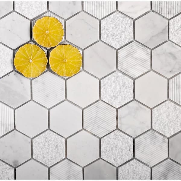 Apollo Grazia Hexagon Decor Porcelain Wall & Floor Tiles