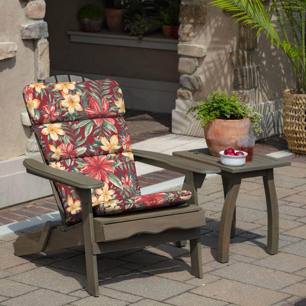 Ruby Clarissa Floral Outdoor Adirondack Chair Cushion