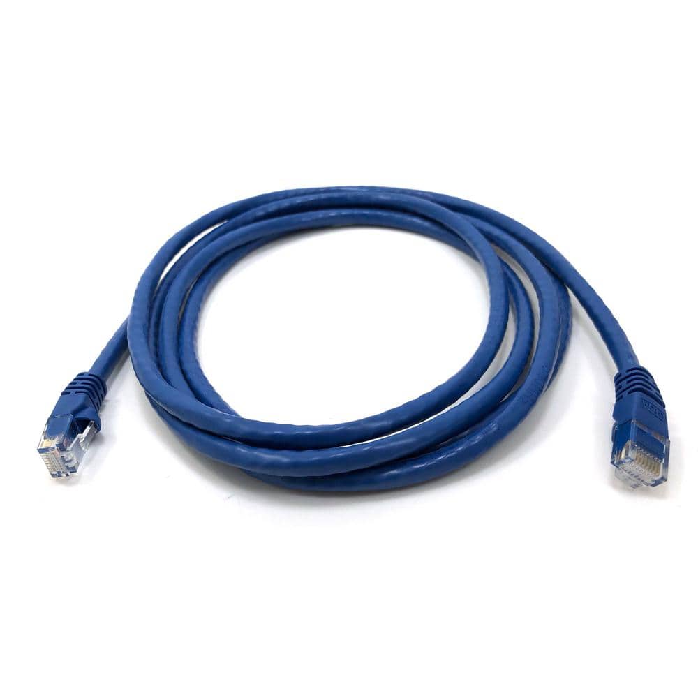 Blue 7 feet Cat 6 Molded Snagless UTP RJ45 Networking Patch Cable E08-007BL Micro Connectors Inc 