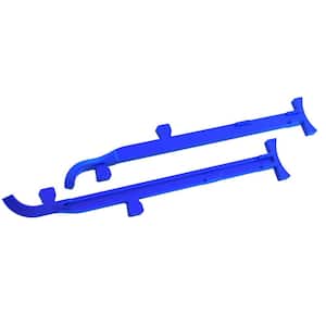 8 in. to 12 in. Cast Aluminum Mason Line Stretchers (Pair)