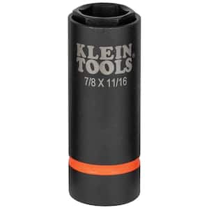 7/8 in. and 11/16 in. 2-in-1 Impact Socket, 6-Point