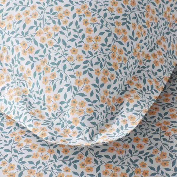 Company Cotton Serene Floral Cotton Percale Sham