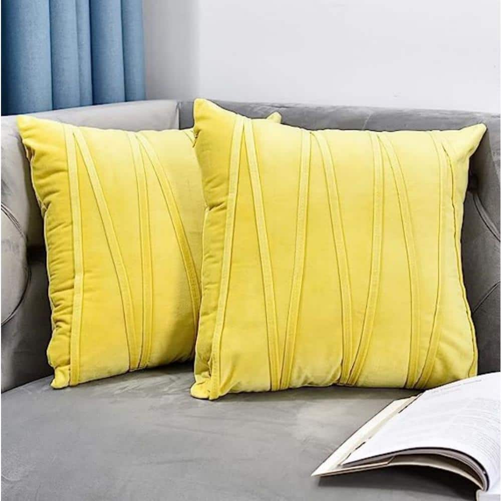Outdoor Decorative Plush Velvet Throw Pillow Covers Sofa Accent Couch Pillo