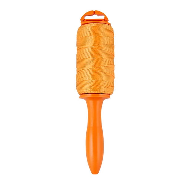 Everbilt 1/16 in. x 500 ft. Poly Orange Mason Twine with Reel 867600 - The  Home Depot