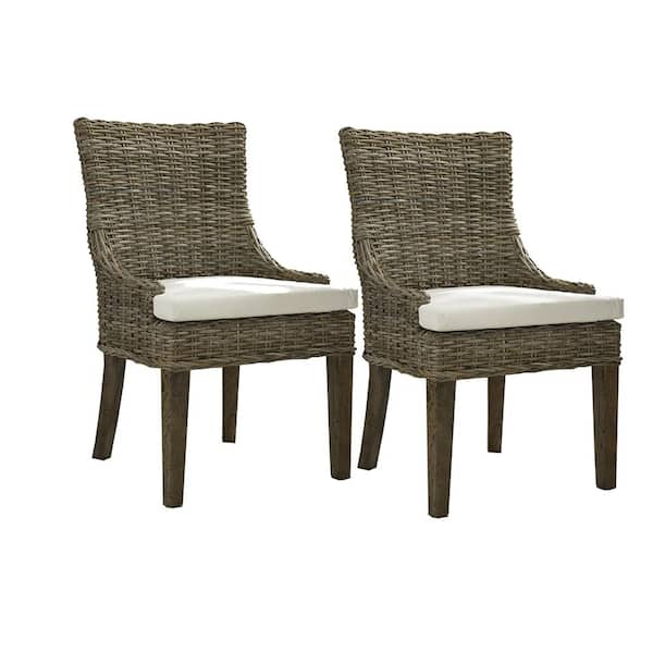 kubu dining chair with gray wash legs