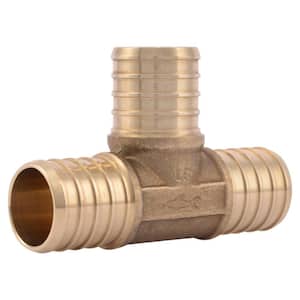 1 in. PEX Barb Brass Tee Fitting (10-Pack)