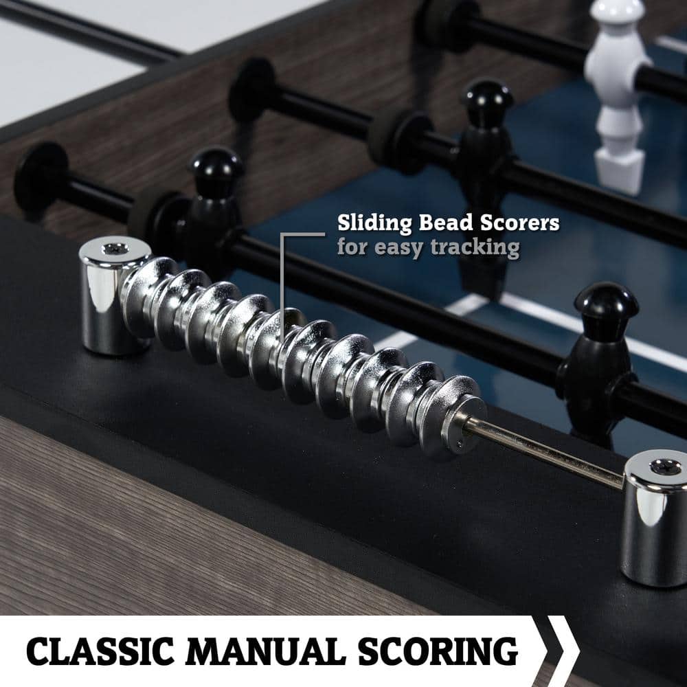 Charleston 48'' Gray Wood Grain Foosball Table