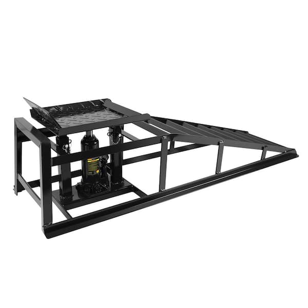 MYWISH Hydraulic Steel Car Service Ramps 5-Ton High-Lift Auto
