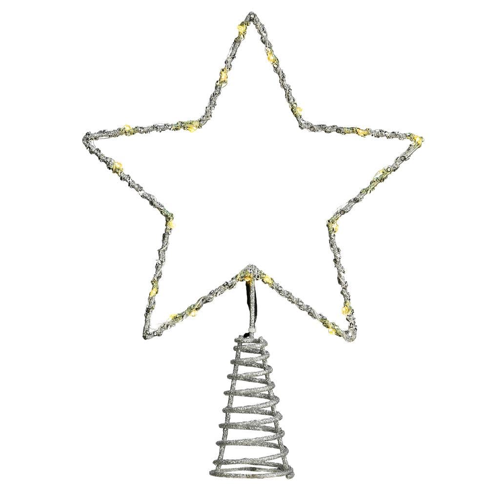 National Tree Company 13.5 in. Star Tree Topper with 20 Dual Color (R