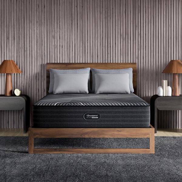 Black Hybrid BX Class Queen Firm 12.5 in. Standard Profile Mattress Set