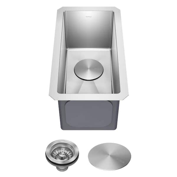Standart PRO 10 Undermount 16 Gauge Stainless Steel Single Bowl Bar Prep Kitchen Sink