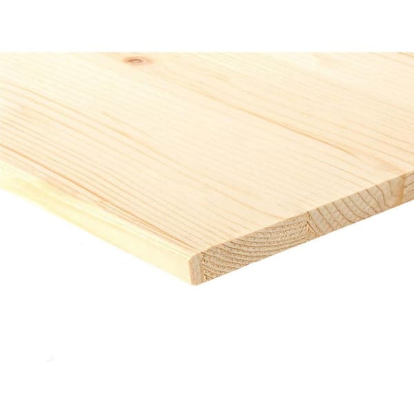 Common: 21/32 in. x 18 in. x ft.; Actual: 0.656 in. x 17.25 in. x 72 in. Edge-Glued Pine Panel 0080105 - The Home Depot