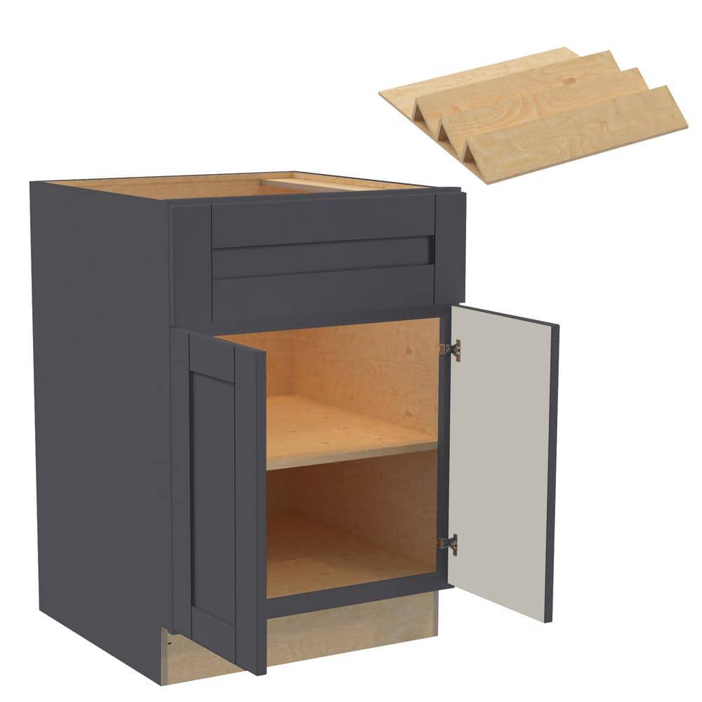 Washington 27 in. W x 24 in. D x 34.5 in. H Assembled Plywood Base Kitchen 
