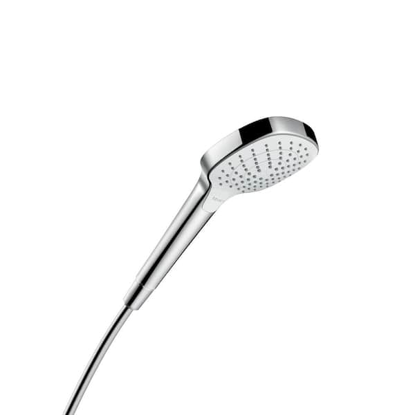 Hansgrohe Croma 4-Spray Patterns with 2.0 in. Wall Mount Handheld Shower Head in 04726000 The Home Depot