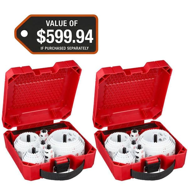 Hole Dozer General Purpose Bi-Metal Hole Saw Set (56-Piece)