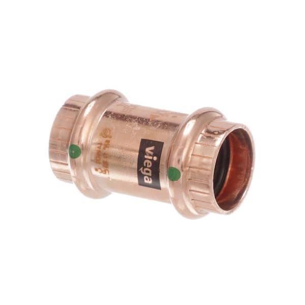 Viega ProPress 3/4 in. Press Copper Coupling Fitting No Stop (10-Pack)