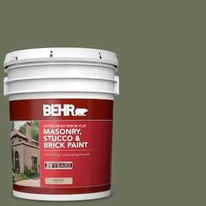 5 gal. #MS-54 Frontier Trail Flat Interior/Exterior Masonry, Stucco and Brick Paint