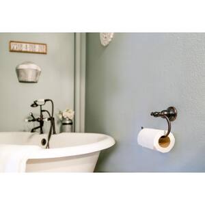 Oakmont Single Post Toilet Paper Holder in Oil Rubbed Bronze