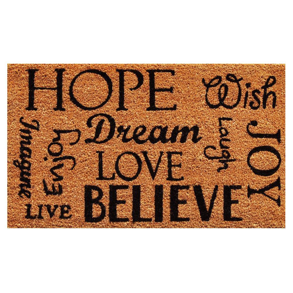 Hope Dream Believe Door Mat price history on PriceWatchPro
