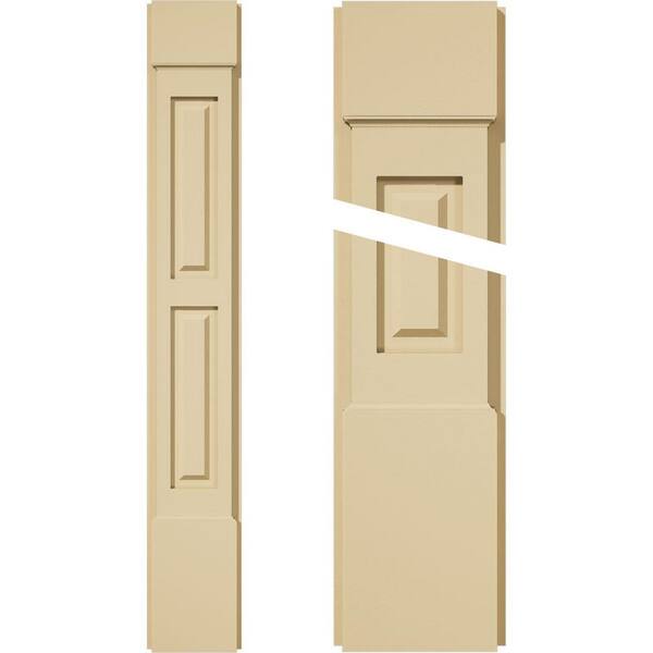 2 in. D x 7 in. W x 48 in. L Primed Polyurethane Pilaster 1- Pack