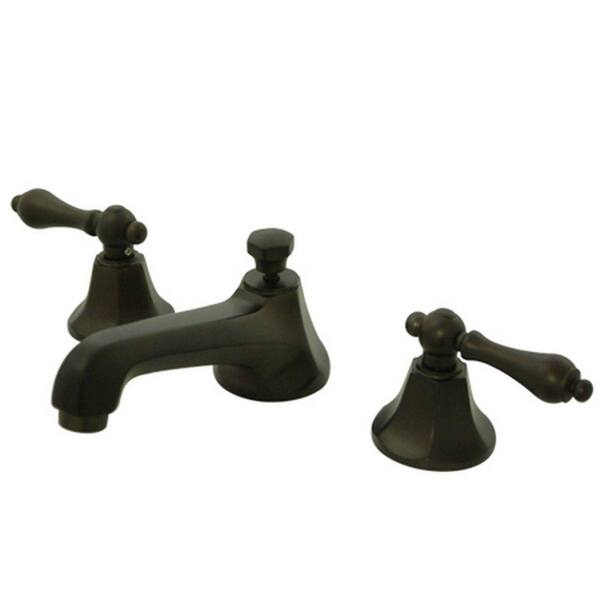 Kingston Brass 8 in. Widespread 2-Handle Mid-Arc Bathroom Faucet in Oil Rubbed Bronze